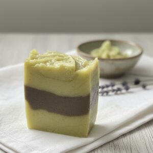 Cold processed olive and lavender soap bar handmade natural skincare