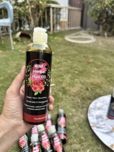 Wild Herbal Hair Oil Wild herbal hair oil with 17+ natural herbs, cold extracted, no heat used